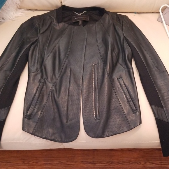 BCBG MAXAZRIA Leather Jacket - Picture 2 of 8